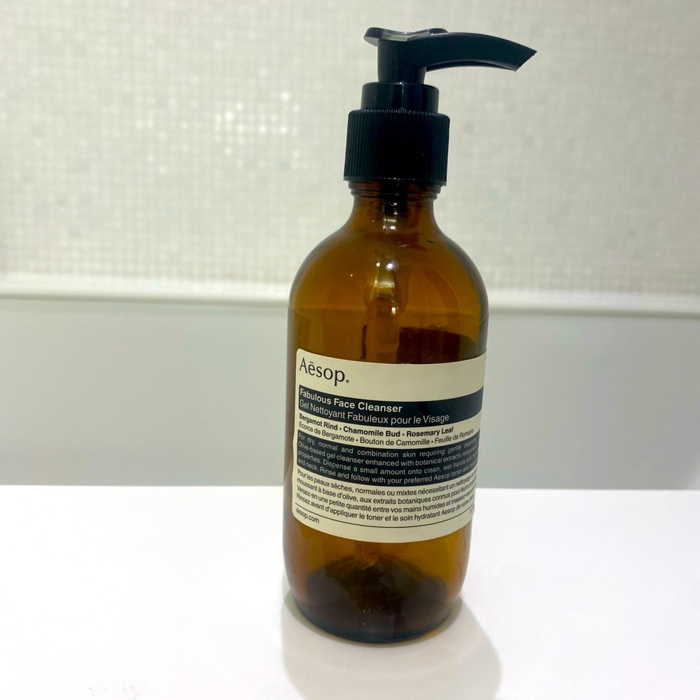 Aesop face cleanser bottle (empty)